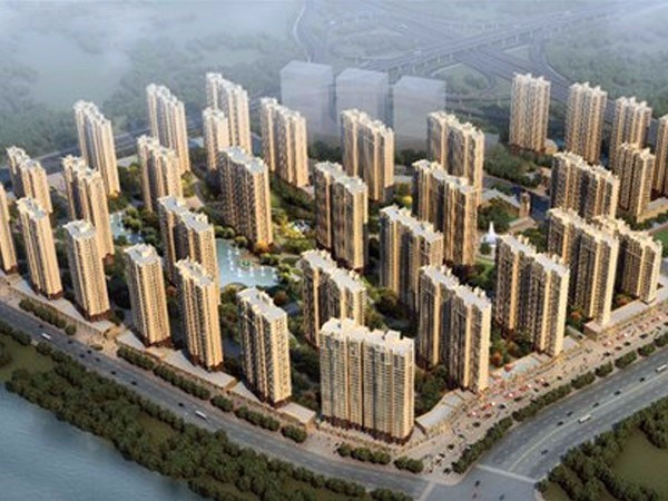 邯鄲美的地產選用新潔源輕質抹灰石膏